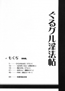 (C60) [Bokutou Kidan, Denchuu Rui, Makotonet (Various)] Guru Guru Inhoujou (Naruto) - page 3