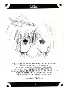 (C67) [Gutenberg no Musume (DesumasuQ, KnightO Satoshi)] Shirasawa (Touhou Project) - page 15