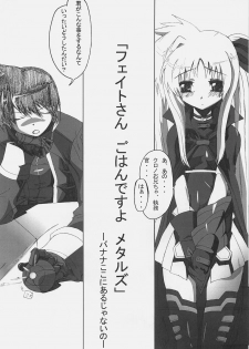 [Kurono to Kuroe (Kurono)] Fate-san Gohan Desuyo! Metals (Mahou Shoujo Lyrical Nanoha) - page 3