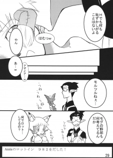 (C70) [Sanzoku no Uta (Takara Akihito)] Misurabu (Final Fantasy XI) - page 29