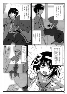 (C70) [kabosu, Makuu Gundan (Hota, Shinozuka Atsuto)] Cosmic Future (The Melancholy of Haruhi Suzumiya) - page 9