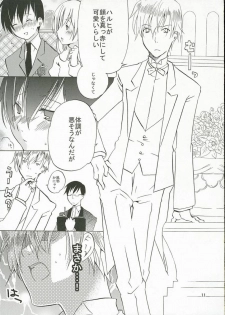 (SC32) [Ichinichi Sanjou (Jinguu Kozueo)] Host-bu no Ohime-sama wa Warui Mahou Tsukai ni Damasareru (Ouran High School Host Club) - page 10