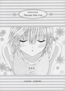 [Shimekiri Sanpunmae (Tukimi Daifuku)] PLEASE KISS ME (Ichigo 100%) - page 2