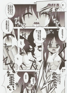 (C73) [Jiyuugaoka Shoutengai (Hiraki Naori)] Raki Paki (Lucky Star) - page 14