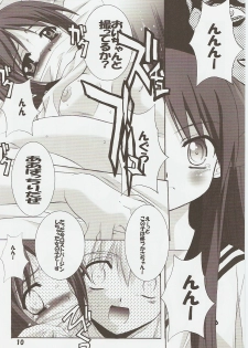 (C73) [Jiyuugaoka Shoutengai (Hiraki Naori)] Raki Paki (Lucky Star) - page 9