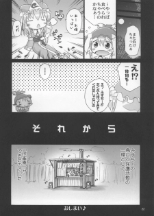 (C73) [Albatross (Mei, Nikusyo)] Yosuzume no Saezuri (Touhou Project) - page 22