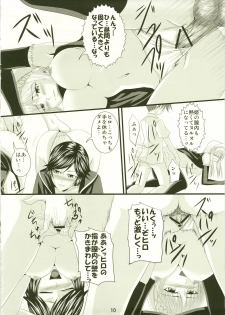 (C73) [Yorimichi (Arsenal)] Yuuwaku Oujo 3 (Kaibutsu Oujo) - page 10