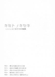 (C89) [solala (Riko)] Kimi to no Kiseki (Love Live!) - page 3