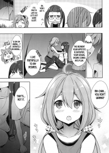 (C95) [moriQ (Mori Airi)] Rin to Nadeshiko ~Camp no Yoru wa Hen~ | Rin and Nadeshiko ~Night of the Camp Chapter~ (Yuru Camp) [English] [Goggled Anon] - page 7