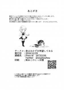 (C91) [Yo wa Okazu wo Shomou Shiteoru (Siya)] Futanari Reimu to Futanari Marisa ga Micro Bikini de Icha Icha suru Hon (Touhou Project) [Chinese] [彷徨水面个人汉化] - page 21