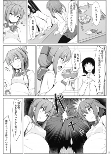 (C97) [Sirotaruto (Kotaru)] Ikazuchi to Inazuma wa Shireikan no Aka-chan o Unjau no desu!! (Kantai Collection -KanColle-) - page 5