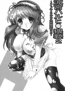 [Aodiso Kankou (Hida Mari)] Suzumiya Haruhi no Waisetsu 2 ～ Maid Mikuru & Sukumizu Nagato Choukyou SOS ～ (Suzumiya Haruhi no Yuuutsu) - page 3