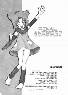 Final Answer (Final Fantasy Unlimited) - page 2