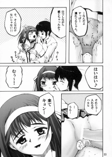 (SC36) [Gamute de kotei (Higetaku, Shiiruzu)] Homing Mode (Suzumiya Haruhi no Yuuutsu) - page 35