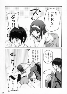 (SC36) [Gamute de kotei (Higetaku, Shiiruzu)] Homing Mode (Suzumiya Haruhi no Yuuutsu) - page 28