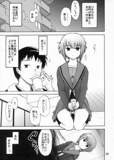 (SC36) [Gamute de kotei (Higetaku, Shiiruzu)] Homing Mode (Suzumiya Haruhi no Yuuutsu) - page 7