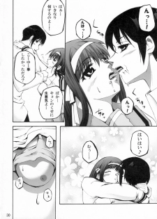 (SC36) [Gamute de kotei (Higetaku, Shiiruzu)] Homing Mode (Suzumiya Haruhi no Yuuutsu) - page 32