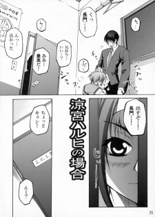 (SC36) [Gamute de kotei (Higetaku, Shiiruzu)] Homing Mode (Suzumiya Haruhi no Yuuutsu) - page 27