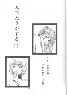 [Paradise City (Fujimoto Sei, Karasuyama)] Tabeta Kigasuru 18 (Neon Genesis Evangelion) - page 2