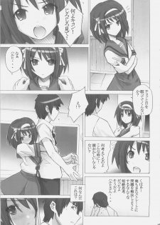 (C70) [Poyopacho (UmiUshi)] Poyopacho DESHO (The Melancholy of Haruhi Suzumiya) - page 14