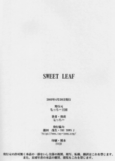 (CR33) [Motchie Kingdom (Motchie)] SWEET LEAF (Kizuato) - page 21