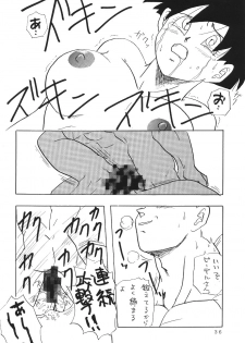 (C45) [Chirigami Goya, Fusuma go Ten (Shoji Hariko)] XXX (DRAGON BALL) - page 35