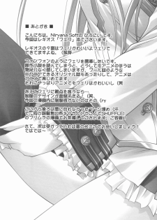 (COMIC1☆3) [Nirvana Soft (HIRONII)] Felli no Hi-Mitsu Tokkun (Chrome Shelled Regios) - page 16