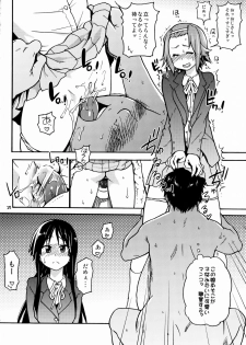 (C77) [Okina Keikaku (Shiwasu no Okina)] K-on! no Chou Eroi Hon ga Deki mashita (K-ON!) - page 19