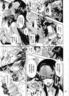 [Kurione-sha (YU-RI)] Yokujou Rensa ~Hebihime ver.~ (One Piece) - page 14