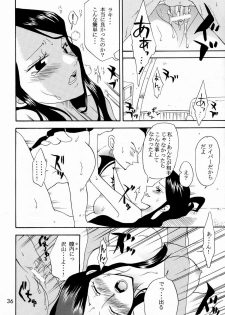 (C64) [KURIONE-SHA (YU-RI)] Shiawase Punch! 5 (One Piece) - page 35