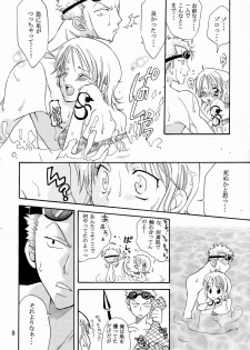 (C64) [KURIONE-SHA (YU-RI)] Shiawase Punch! 5 (One Piece) - page 7