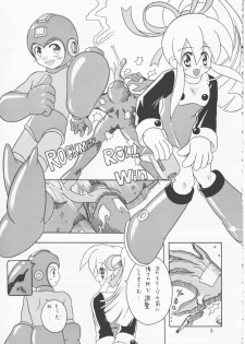 [Onnanoko Himitsu Seisan Koujou (Youichirou W)] capcom gokko (Rockman / Mega Man) - page 4