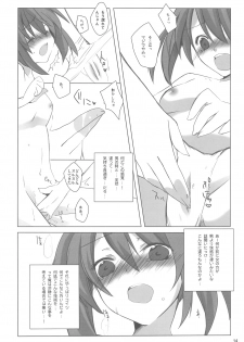 (COMIC1☆3) [nEetest (Yusya)] Kyonko no Hajimete (Suzumiya Haruhi no Yuuutsu) - page 14