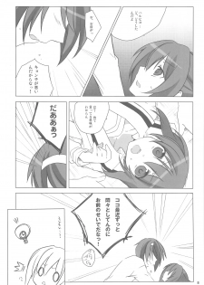 (COMIC1☆3) [nEetest (Yusya)] Kyonko no Hajimete (Suzumiya Haruhi no Yuuutsu) - page 8