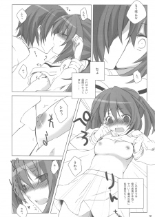 (COMIC1☆3) [nEetest (Yusya)] Kyonko no Hajimete (Suzumiya Haruhi no Yuuutsu) - page 12