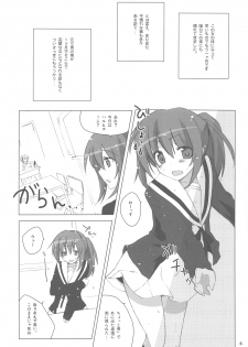 (COMIC1☆3) [nEetest (Yusya)] Kyonko no Hajimete (Suzumiya Haruhi no Yuuutsu) - page 6