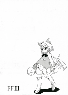 (SC33) [SUKAPON-DO (Kagawa Tomonobu, Yano Takumi)] Nekomimi Zukin (Final Fantasy III) - page 2