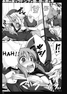 (Reitaisai 7) [Shimoyakedou (Ouma Tokiichi)] Eirin no Kusuri de Udonge ga Hidoi Meniau Hon | Terrible things happen to Udonge due to Eirin's drugs Book (Touhou Project) [English] - page 10