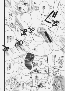 (C77) [Hanzai Tengoku (Hasei Agana)] Influence Machina 3+a (Mahou Shoujo Lyrical Nanoha, Bakemonogatari) - page 15