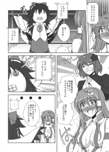 (C77) [Dokomademo Aoi Sora ni Ukabu Niku (Nikusoukyuu)] Kochiya Mousou Tensoku (Touhou Project) - page 12