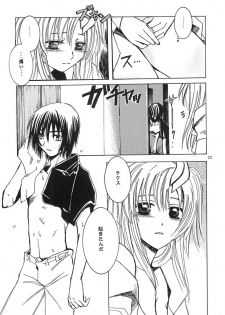 [Ura Yumeya Shuppanbu] Nakimushi Kishi to, Memuri Hime. (Gundam SEED) - page 22