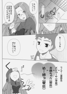 (C77) [Gachinko Shobou (Kobanya Koban)] Yappari Rider wa Eroi na 8 Rider, Oneechan ni naru (Fate/stay night) - page 19