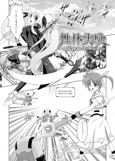 (C78) [Choco Mint] Seitei Jikken ~Hikisa Kareta Barrier Jacket~ (Magical Girl Lyrical Nanoha) - page 4