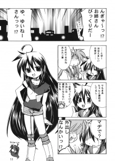 (C74) [Applesauce (Sada Ko-ji)] Erokunai Hanashi (Lucky Star) - page 10