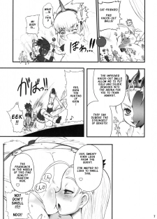 (C74) [Arsenothelus (Rebis)] Wagamama Oujo no Hunter dai Renzoku Shuryou! (Monster Hunter) [English] - page 6
