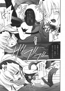 (COMIC1☆4) [Asanoya (Amaniji+Kittsu)] Namaiki nari Musume ni Chikaraippai no Oshiki wo II (Seikon no Qwaser) - page 19
