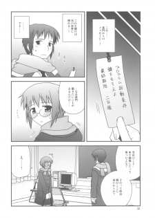 (C78) [Konno Seisakubou (Konno Azure)] Bungeibu ni Nyuubu shimashita. (The Melancholy of Haruhi Suzumiya) - page 22