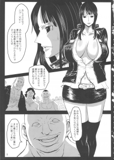 (C78) [8graphica (Yoshitama Ichirou)] Metabolism-OP Kyonyuu Kyoshiri Shoufu Nico Robin no Keshi Taikako (One Piece) - page 2