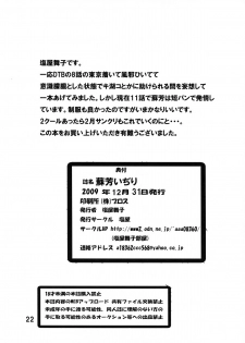 (C77) [Shioya (Shioya Maico)] Suou Ijiri (Darker than Black -Ryuusei no Gemini-) - page 22