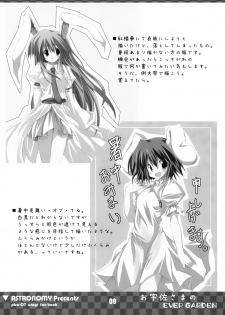 [COMIC1] [ASTRONOMY (SeN)] Ousa-sama no EVER GARDEN (Touhou Project) - page 9